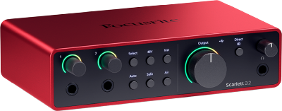 Focusrite Scarlett 2i2 4th Generation, 2-kanaligt USB 2.0-ljudkort#1