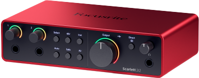 Focusrite Scarlett 2i2 4th Generation, 2-kanaligt USB 2.0-ljudkort#3