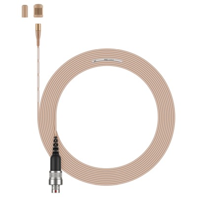 Sennheiser MKE 1-4-3 Miniatyrmikrofon med klämma, rundstrålande, för SK50/250/2000/5212/6000/9000, 3-polig SE-kontakt, beige#2