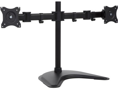 iiglo Triple-Swivel Dual Monitor Mount/Stand, för 13-27 ”skärmar, max 8 kg/bildskärm, 75/100 mm VESA