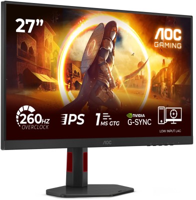 27" AOC 27G4ZR, Fast IPS 1920x1080, 1 ms, 260Hz G-Sync, höjdjusterbar, pivot, 2xHDMI/DP, högtalare#2