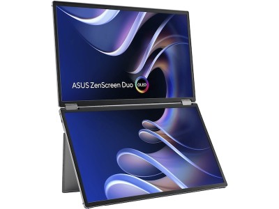 2x14" Asus MQ149CD ZenScreen Duo Portable USB-C-monitor, Full HD OLED 1920x1080