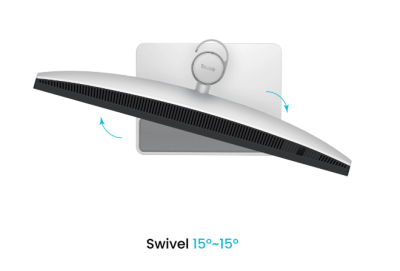 27" BenQ MA270U för MacBook, IPS 3840x2160/4k, 5 ms, HDR10, höjdjusterbar, pivot, 2xHDMI/USB-C 90W/15W PD, högtalare, USB 3.1-hubb#6