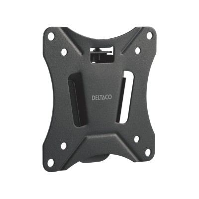 DELTACO OFFICE Fixerat väggfäste, kompakt, 13"-27", 25 kg, svart#3