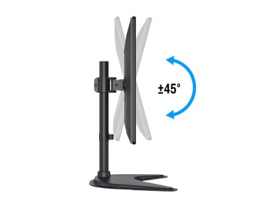 Multibrackets M Deskstand Basic Single | VESA 75x75-100x100 | Max 10kg | Bordsfot | Svart#11