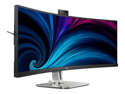 49" Philips 499P9H/00, VA Curved 5120x1440, 4 ms, höjdjusterbar, 2xHDMI/DP/USB-C 100W, USB-Dock, högtalare, webbkamera#2