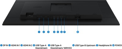 27" Samsung S27D402, IPS 1920x1080, 100Hz, höjdjusterbar, pivot, 2xHDMI/DP, USB-hubb#9