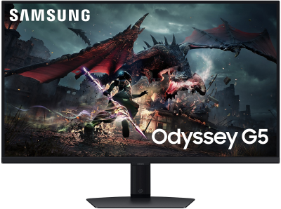 32" Samsung LS32DG500EUXEN, IPS 2560x1440, 1 ms, 180Hz FreeSync, höjdjusterbar, pivot, HDMI/DP