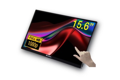 15.6" Verbatim PMT-15 Portable Touchscreen Monitor Full HD 1080p