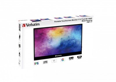 17.3" Verbatim PMT-17 Portable Touchscreen Monitor Full HD 1080p#5