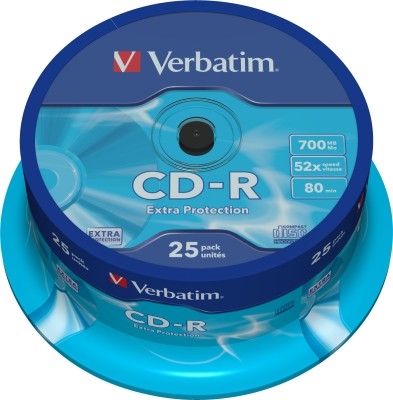 Verbatim CD-R 25-p 52X Extra Protection