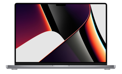 Apple MacBook Pro 16 tum, M1 Pro 10-Core CPU 16-Core GPU, 16 GB minne, 512 GB SSD - Rymdgrå