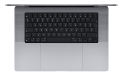 Apple MacBook Pro 16 tum, M1 Pro 10-Core CPU 16-Core GPU, 16 GB minne, 512 GB SSD - Rymdgrå#2