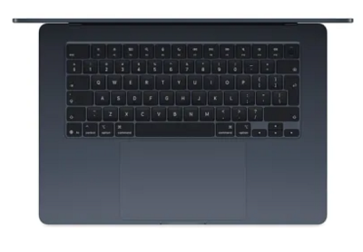 Apple MacBook Air 15.3 tum, Apple M4 10-core CPU 10-core GPU, 32 GB, 512 GB SSD, 35W strömadapter - Midnatt#2