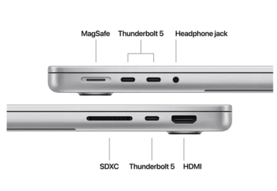 Apple MacBook Pro 14 tum, M4 Max 14-Core CPU 32-Core GPU, 36 GB minne, 1 TB SSD - Silver#3