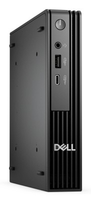 Dell Pro Micro QBM1250 MFF, Intel Core i3-14100T, 8 GB, 512 GB PCIe SSD, Win11 Pro, WiFi 6E, Bluetooth, inkl. tangentbord och mus, 1 års på-platsen-garanti