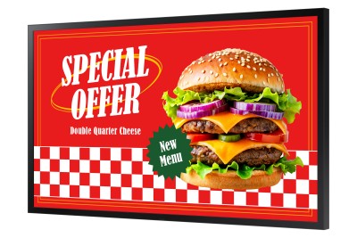 55" Samsung OH55D-X, 1920x1080, 3500 Nits, 24/7, IP56, skyddsglas, LAN, Tizen 8#1