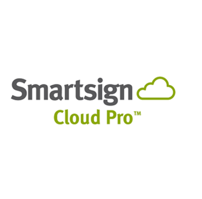Smartsign Cloud Pro - Hostad licens, 5 år inklusive uppgraderingar och support. Layout i flera lager.