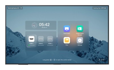 65" Yealink MD65 | 3840x2160 | 500Nits | 18/7 | Inbyggd högtalare | Display for unified MTR system#1