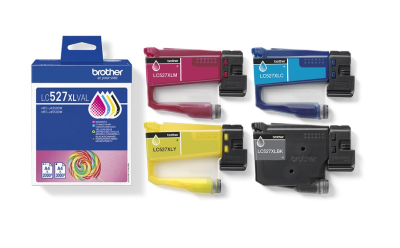 Brother LC527XLVAL Value Pack, 4 st patroner (svart+cyan+magenta+gul), 3000+3x2000 sidor