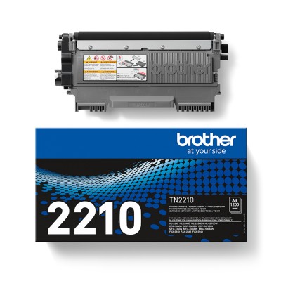 Brother TN-2210 till HL2240/2250, 1200 sidor, Svart