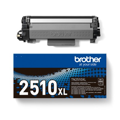 Brother TN-2510XL, 3000 sidor, Svart