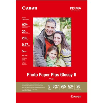 Canon PP-201 Photo Paper Plus Glossy II, A3+, 260g, 20 ark