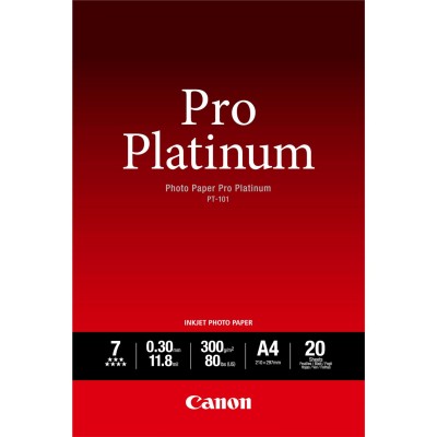 CANON A4 Photo Paper Pro Platinum (PT-101) 300 gram 20 Sheets
