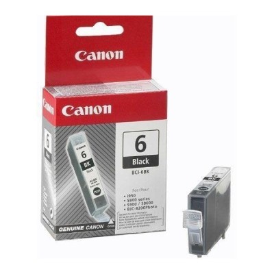 Canon BCI-6BK, Svart, 13 ml