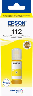 Epson EcoTank 112, Gul, flaska 70ml, 6000 sidor