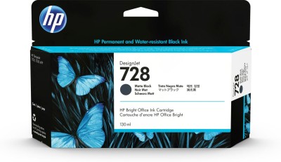 HP 728 Matt Svart, 130 ml
