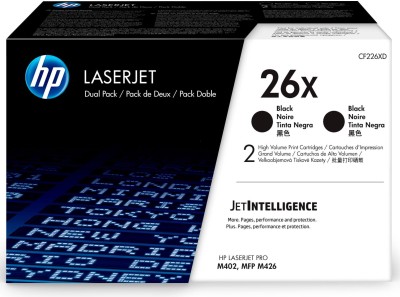 HP 26X Original LaserJet Toner Cartridges Black High Yield (2-pack)