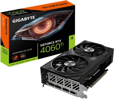 Gigabyte GeForce RTX 4060 Ti Windforce OC V2 8 GB GDDR6, 2xHDMI/2xDP