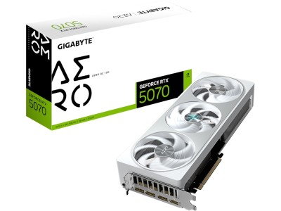 Gigabyte GeForce RTX 5070 AERO OC 12 GB GDDR7, HDMI/3xDP, RGB Lighting#1