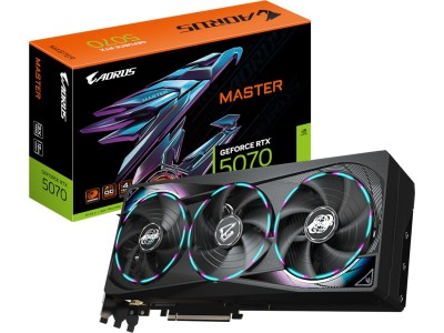 Gigabyte GeForce RTX 5070 AORUS MASTER 12 GB GDDR7, HDMI/3xDP, RGB Halo#1