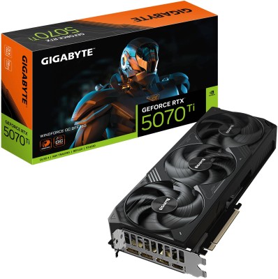 Gigabyte GeForce RTX 5070 Ti Windforce OC SFF 16 GB GDDR7, HDMI/3xDP