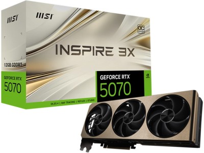 MSI GeForce RTX 5070 INSPIRE 3X OC 12 GB GDDR7, HDMI/3xDP#1