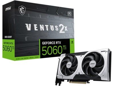MSI GeForce RTX 5060 Ti VENTUS 2X OC PLUS 8 GB GDDR7, HDMI/3xDP#1