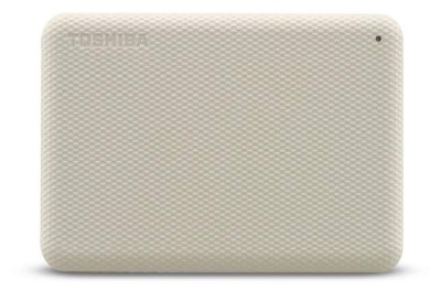2 TB Toshiba Canvio Advance, 2.5", USB 3.2 Gen.1 - Vit