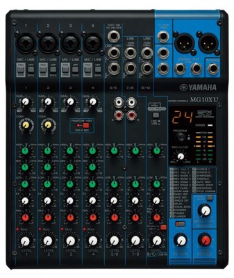 Yamaha MG10XU | 4 Mic / 10 Line Multi-Purpose Mixer with Digital Effects & USB