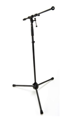 K&M - Mikrofonstativ med förlängningsarm, fällbara ben,#2