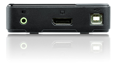 Systemswitch ATEN CS782DP-AT, 2-vägs KVM, Displayport 4K@60Hz, USB, ljud, kablage ingår#2