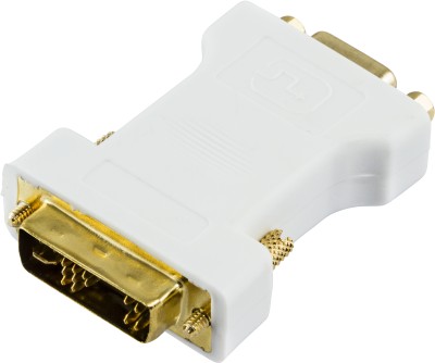 DELTACO DVI adapter analog DVI - analog VGA, ha - ho, vit