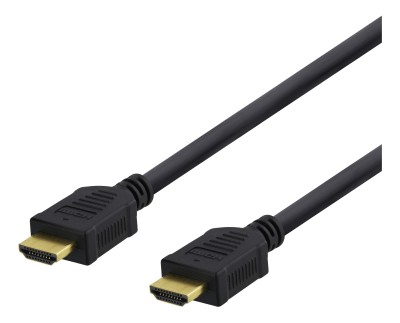 DELTACO HDMI Cable | HDMI - HDMI | Max 3840x2160 60Hz | Svart | 1,5m