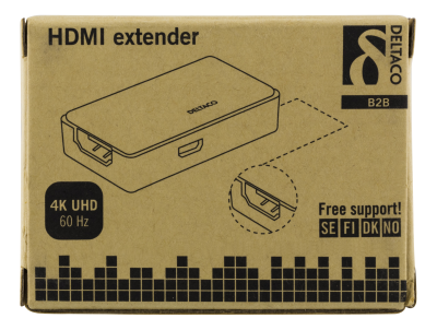DELTACO HDMI-7036 HDMI förlängare upp till 25m i Ultra HD 60Hz, YUV 4:4:4, HDCP 2.2, svart#4