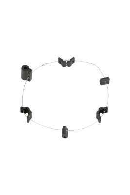 Monteringsfästen för modulära adapterringar, 5-pack, svart#6