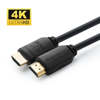MicroConnect HDMI 2.0 4K, 60Hz, 18Gb/s, black 1m