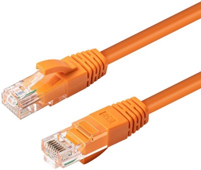 Nätverkskabel MicroConnect oskärmad U/UTP Cat.6a, RJ45, 500MHz, LSZH, 10 meter - Orange