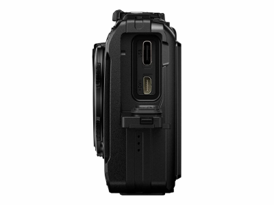 Olympus OM System TG-7 Black, 12 Mpixel, 4X zoom (25-100 mm), film 4K@30fps, vattentät till 15m, RAW, GPS, WiFi/Bluetooth - Svart#4