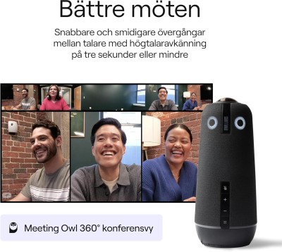 Owl Labs Meeting Owl 4+ (charcoal) 360 Degree 4k Smart Camera#5